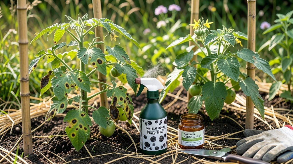 Tomato Black Spot Treatment: Neem Oil and Baking Soda Cure