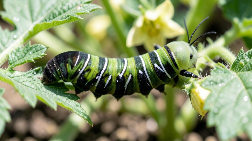 Red Tomato Hornworms: Garden Pest Control Without Chemicals