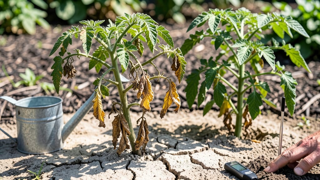 Underwatered Tomato Plant: Revive Wilted Leaves in 48 Hours