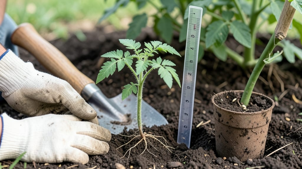 Tomato Planting Depth: Exact Inches for Stronger Roots and Bigger Yields