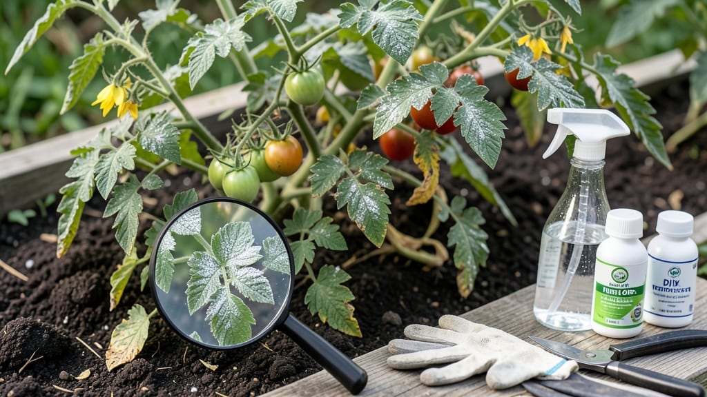 Tomato Plants Turning White: Fungal Blight Fix in 3 Simple Steps