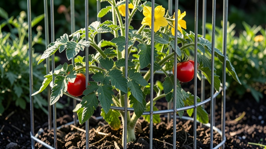 Vigoro Tomato Cages: Sturdy Supports for Heavy Harvests Without Flopping