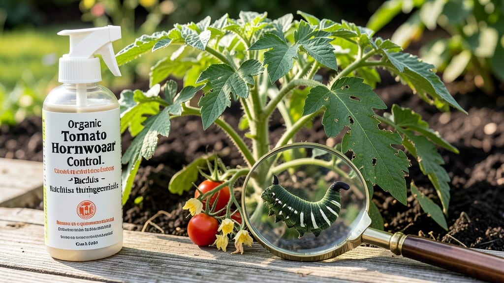Insecticide for Tomato Hornworms: BT Bacteria Solution for Safe Garden Defense